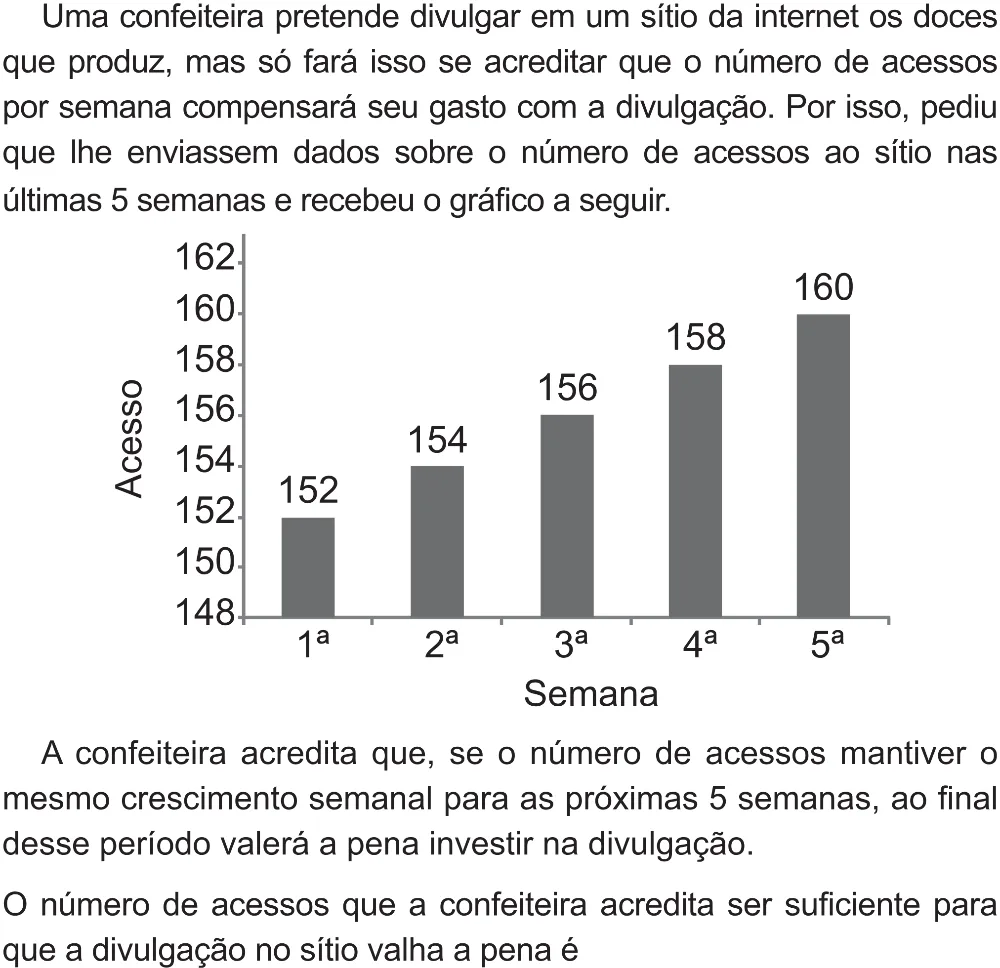 Trecho original com figura, tabela ou fórmula da questão 166 do ENEM 2021 - 2º Dia – Caderno 5 – Amarelo (Superampliada) – Reaplicação/PPL/Segunda Oportunidade.