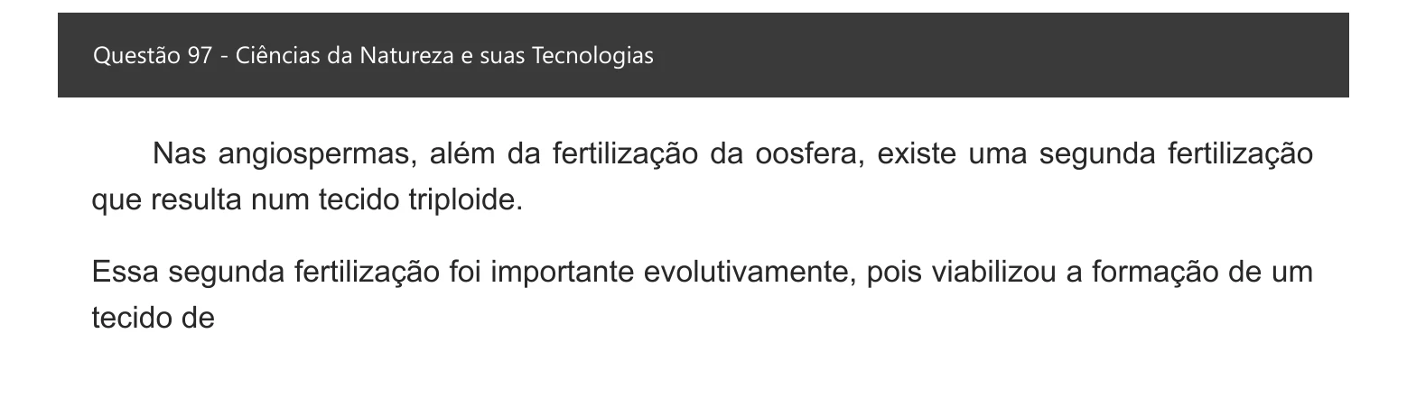 Enunciado visual completo da questão 97 do ENEM 2021 - 2º Dia – Caderno 5 – Amarelo – Aplicação digital, página 12.
