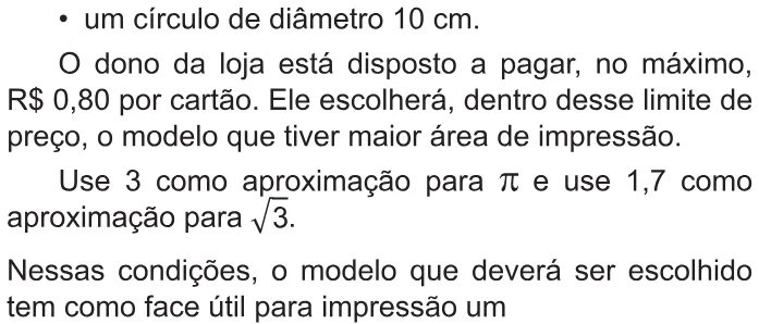 Trecho original com figura, tabela ou fórmula da questão 165 do ENEM 2021 - 2º Dia – Caderno 6 – Cinza – Aplicação Regular.