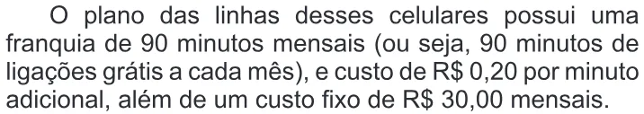 Trecho original com figura, tabela ou fórmula da questão 145 do ENEM 2014 - 2º Dia – Caderno 6 – Cinza – Terceira aplicação.