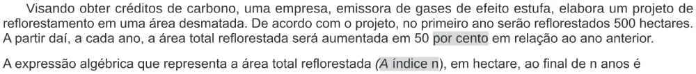 Trecho original com figura, tabela ou fórmula da questão 162 do ENEM 2024 - 2º Dia – Caderno 11 – Laranja (braile e ledor) – Reaplicação/PPL.