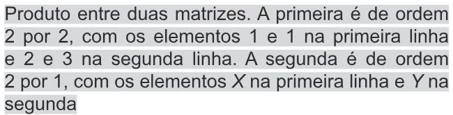 Alternativa A da questão 178 do ENEM 2022 - 2º Dia – Caderno 11 – Laranja (braile e ledor) – Reaplicação/PPL.