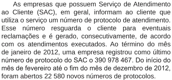 Trecho original com figura, tabela ou fórmula da questão 176 do ENEM 2017 - 2º Dia - Caderno 6 - Cinza – Reaplicação/PPL.