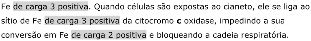 Trecho original com figura, tabela ou fórmula da questão 101 do ENEM 2023 - 2º Dia – Caderno 11 – Laranja (braile e ledor) – Aplicação Regular - Caderno 11 – Laranja – Leitor de tela (NVDA) - Ciências da Natureza e suas Tecnologias.