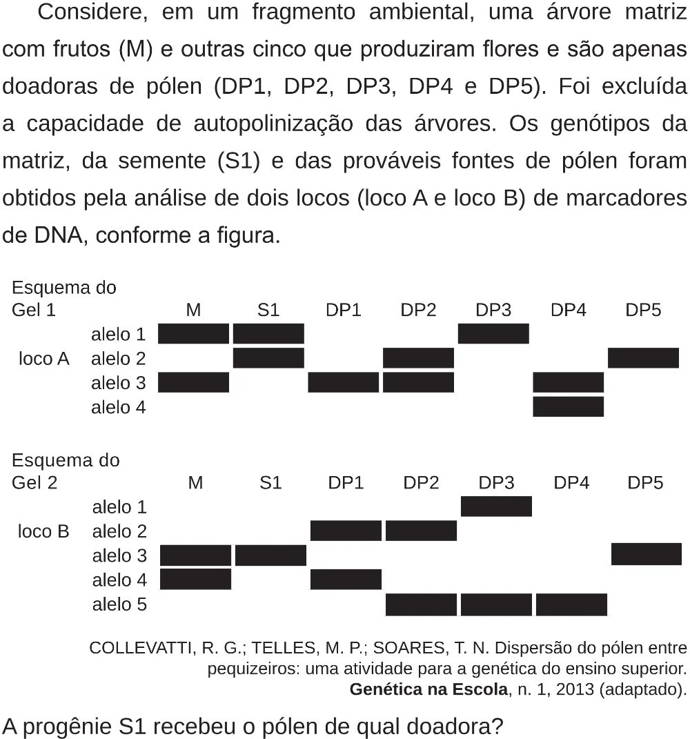 Trecho original com figura, tabela ou fórmula da questão 130 do ENEM 2018 - 2º Dia - Caderno 5 – Amarelo (Superampliada) – Aplicação regular.