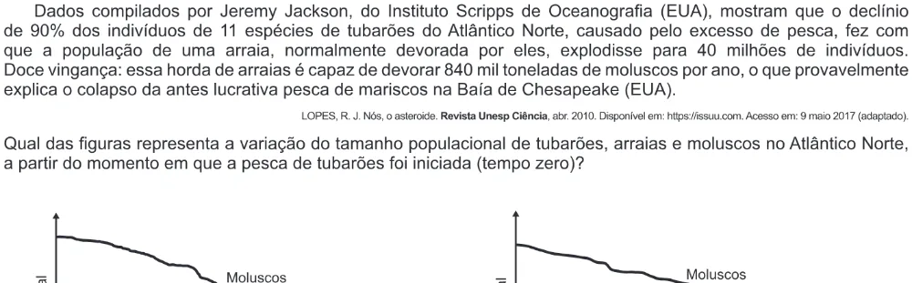 Trecho original com figura, tabela ou fórmula da questão 133 do ENEM 2017 - 2º Dia - Caderno 7 - Azul – Reaplicação/PPL.
