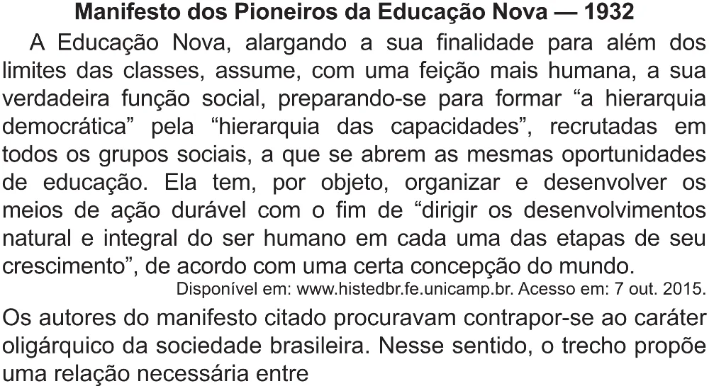 Trecho original com figura, tabela ou fórmula da questão 54 do ENEM 2021 - 1º Dia – Caderno 2 – Amarelo (Superampliada) – Aplicação Regular.