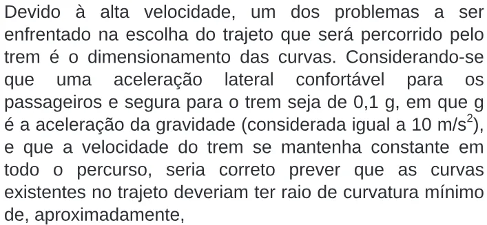 Trecho original com figura, tabela ou fórmula da questão 17 do ENEM 2009 - 1º Dia - Caderno 1 - Azul.