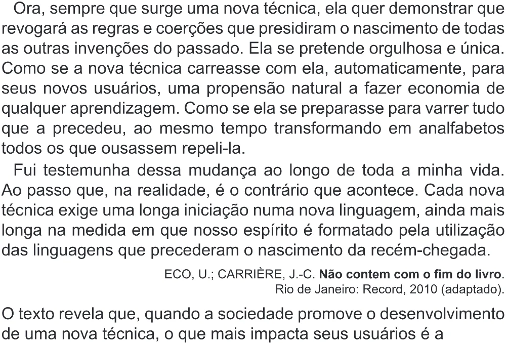 Trecho original com figura, tabela ou fórmula da questão 24 do ENEM 2022 - 1º Dia – Caderno 3 – Branco (Superampliada) – Aplicação Regular.