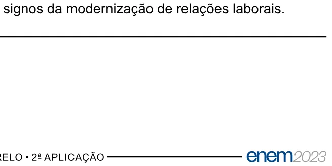 Alternativa E da questão 62 do ENEM 2023 - 1º Dia – Caderno 2 – Amarelo – Reaplicação/PPL.