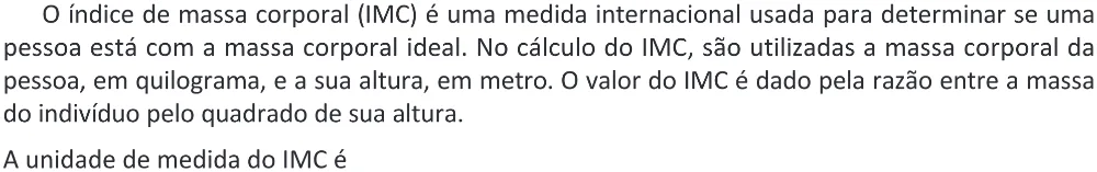 Trecho original com figura, tabela ou fórmula da questão 163 do ENEM 2025 - 2º Dia – Caderno 11 – Laranja (Braile e ledor) – Aplicação Regular - (Ampliada) - Belém, Ananindeua e Marituba.