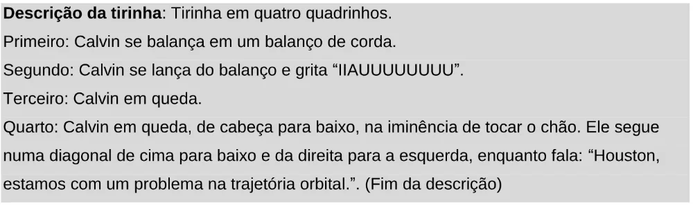 Trecho original com figura, tabela ou fórmula da questão 122 do ENEM 2024 - 2º Dia – Caderno 11 – Laranja (braile e ledor) – Aplicação Regular - Leitor de tela (NVDA).