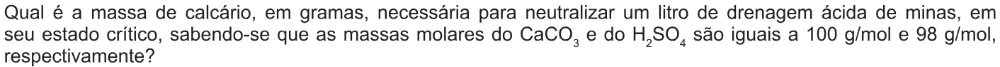 Trecho original com figura, tabela ou fórmula da questão 98 do ENEM 2021 - 2º Dia – Caderno 7 – Azul – Reaplicação/PPL/Segunda Oportunidade.