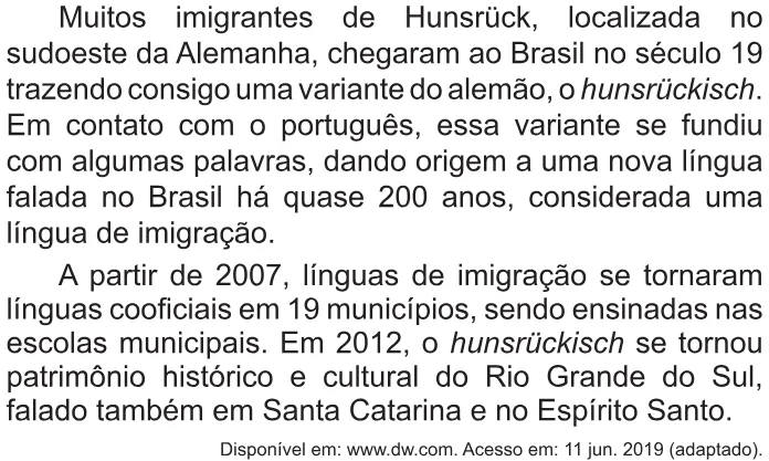 Trecho original com figura, tabela ou fórmula da questão 41 do ENEM 2021 - 1º Dia – Caderno 1 – Azul – Reaplicação/PPL/Segunda Oportunidade.