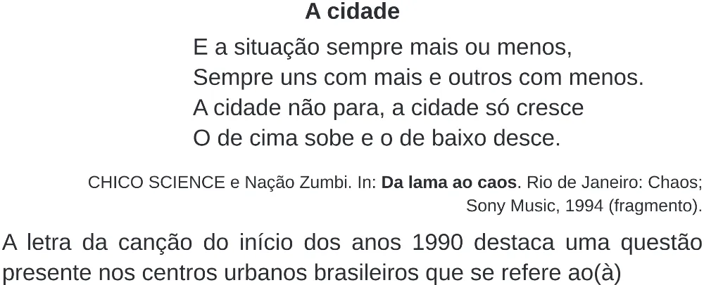 Trecho original com figura, tabela ou fórmula da questão 76 do ENEM 2019 - 1º Dia – Caderno 1 – Azul (Superampliada) – Reaplicação/PPL.