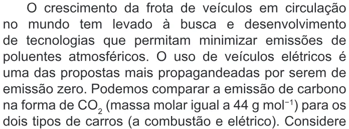 Trecho original com figura, tabela ou fórmula da questão 116 do ENEM 2020 - 2º Dia - Caderno 5 – Amarelo – Aplicação Regular.