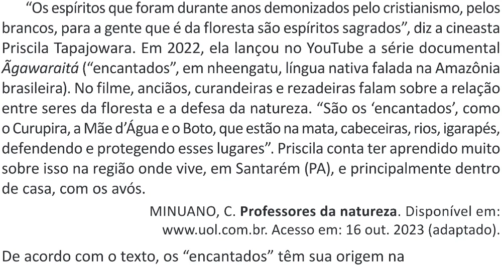Trecho original com figura, tabela ou fórmula da questão 90 do ENEM 2025 - 1º Dia – Caderno 9 – Laranja (Braile e ledor) – Reaplicação - (Superampliada).