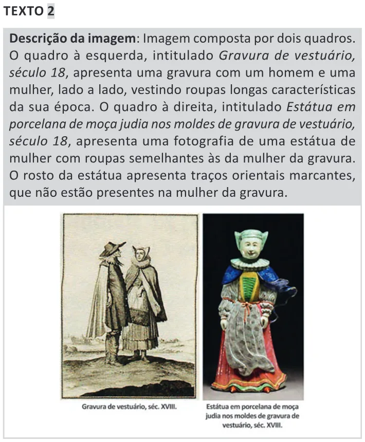 Trecho original com figura, tabela ou fórmula da questão 23 do ENEM 2025 - 1º Dia – Caderno 9 – Laranja (Braile e ledor) – Reaplicação - (Ledor).