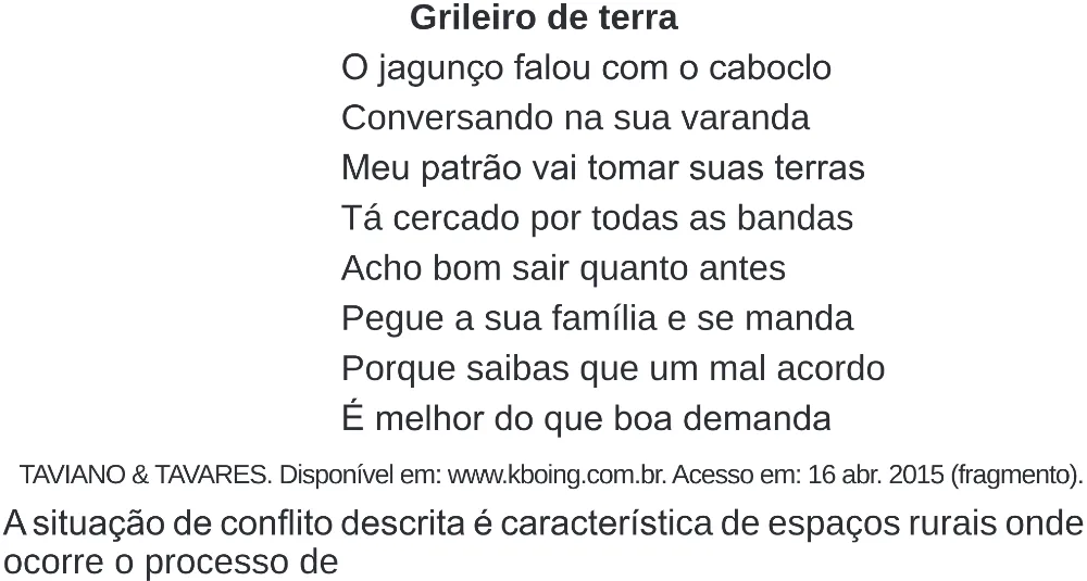 Trecho original com figura, tabela ou fórmula da questão 71 do ENEM 2020 - 1º Dia – Caderno 4 – Rosa (Superampliada) – Reaplicação/PPL.
