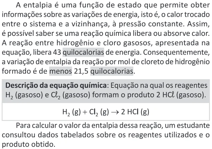 Trecho original com figura, tabela ou fórmula da questão 120 do ENEM 2025 - 2º Dia – Caderno 11 – Laranja (Braile e ledor) – Reaplicação - (Ledor).