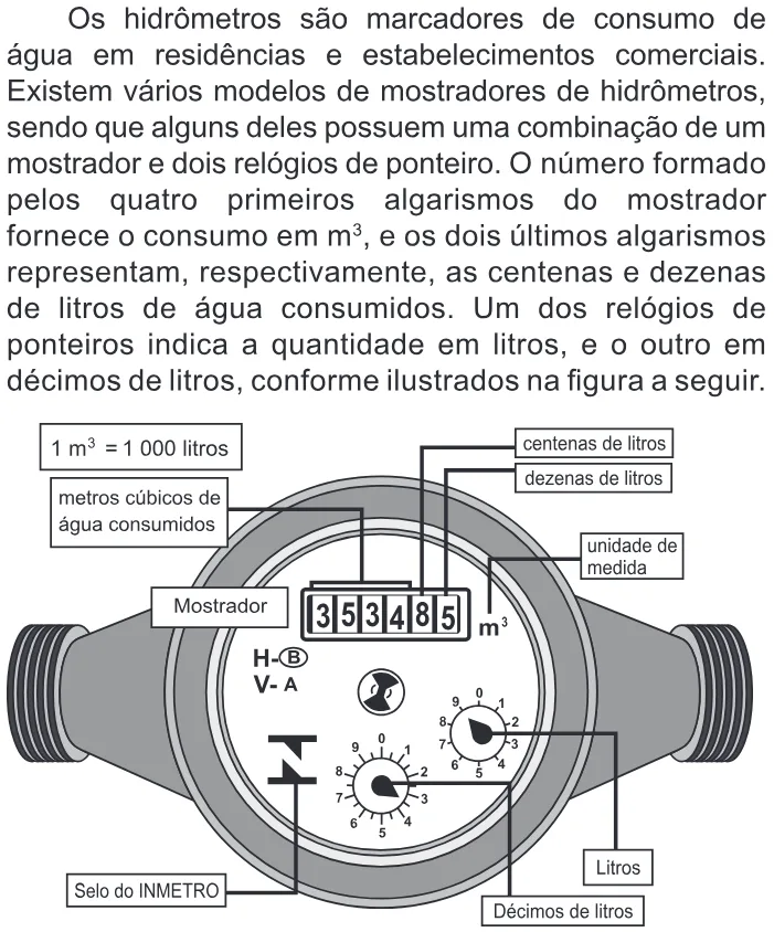 Trecho original com figura, tabela ou fórmula da questão 147 do ENEM 2012 - 2º Dia - Caderno 7 - Azul – Aplicação regular.