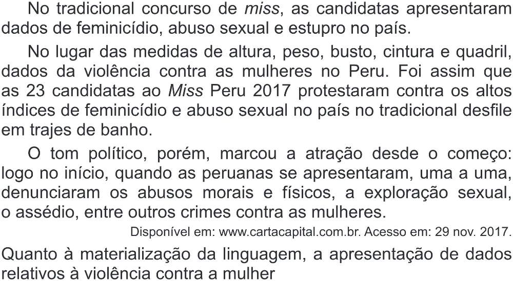 Trecho original com figura, tabela ou fórmula da questão 14 do ENEM 2018 - 1º Dia - Caderno 1 - Azul (Superampliada) – Aplicação regular.