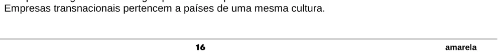 Alternativa E da questão 45 do ENEM 1998 - Caderno Amarelo.