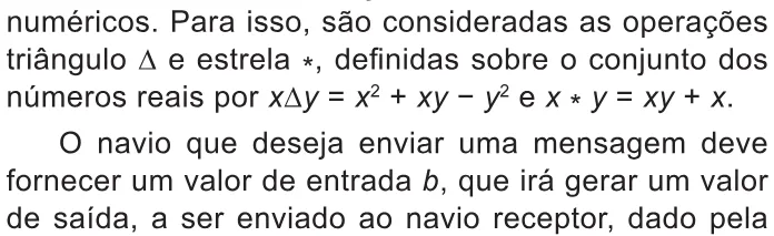 Trecho original com figura, tabela ou fórmula da questão 152 do ENEM 2021 - 2º Dia – Caderno 7 – Azul – Aplicação Regular.