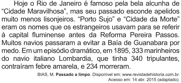Trecho original com figura, tabela ou fórmula da questão 48 do ENEM 2021 - 1º Dia – Caderno 3 – Branco – Reaplicação/PPL/Segunda Oportunidade.