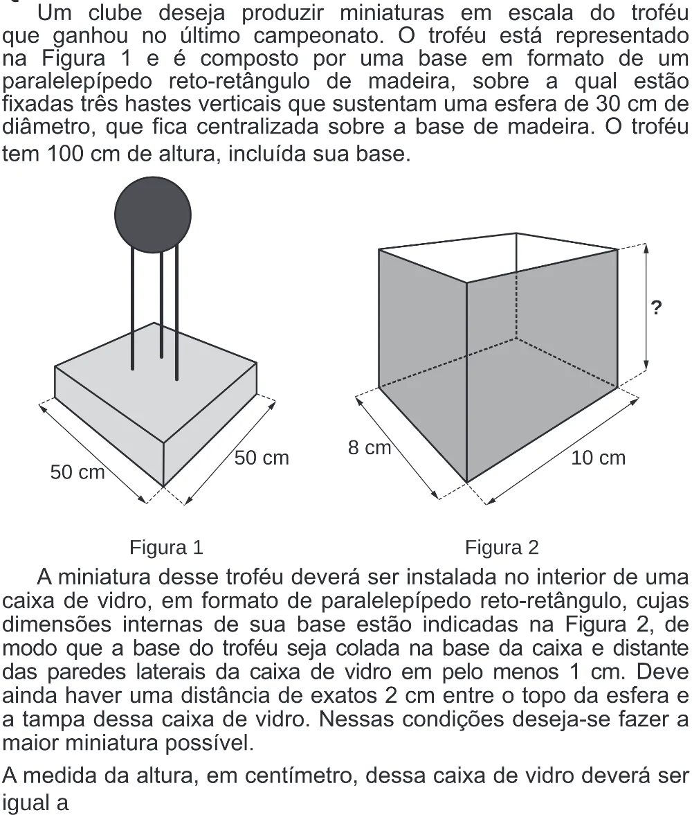 Trecho original com figura, tabela ou fórmula da questão 163 do ENEM 2020 - 2º Dia - Caderno 8 – Rosa (Superampliada) – Aplicação Regular.
