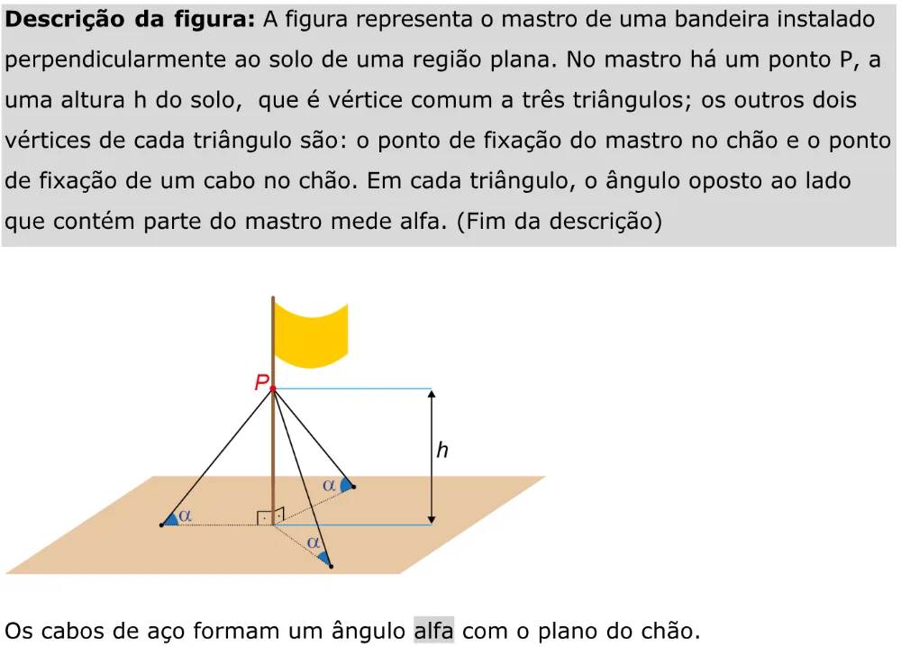 Trecho original com figura, tabela ou fórmula da questão 176 do ENEM 2023 - 2º Dia – Caderno 11 – Laranja (braile e ledor) – Aplicação Regular - Caderno 11 – Laranja – Leitor de tela (NVDA) - Matemática e suas Tecnologias.