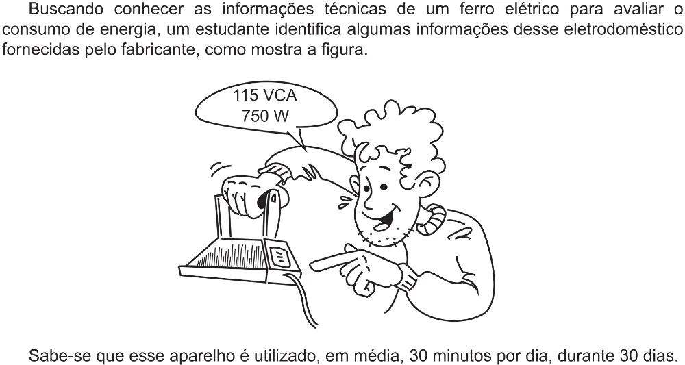 Trecho original com figura, tabela ou fórmula da questão 95 do ENEM 2021 - 2º Dia – Caderno 5 – Amarelo (Ampliada) – Reaplicação/PPL/Segunda Oportunidade.