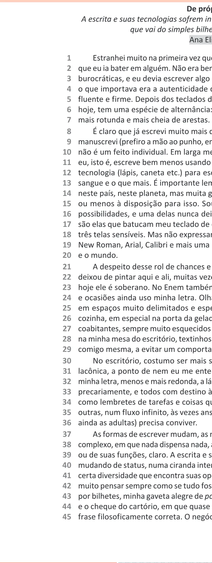 Trecho original com figura, tabela ou fórmula da questão 6 do ENEM 2025 - 1º Dia – Caderno 9 – Laranja (Braile e ledor) – Aplicação Regular - (Ledor).