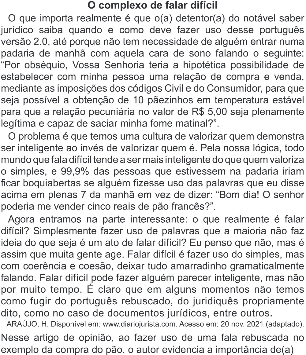 Trecho original com figura, tabela ou fórmula da questão 22 do ENEM 2022 - 1º Dia – Caderno 10 – Verde (Libras – Superampliada) – Aplicação Regular.