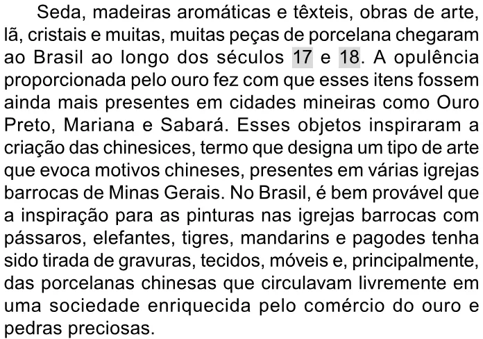 Trecho original com figura, tabela ou fórmula da questão 51 do ENEM 2023 - 1º Dia – Caderno 9 – Laranja (Braile e ledor) – Aplicação Regular.