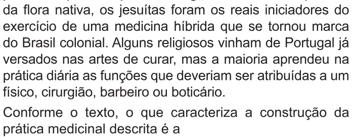 Trecho original com figura, tabela ou fórmula da questão 61 do ENEM 2021 - 1º Dia – Caderno 9 – Laranja (Braile e ledor) – Aplicação Regular.