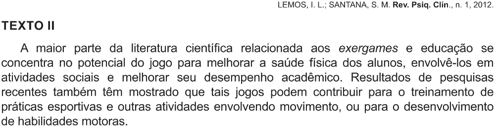 Trecho original com figura, tabela ou fórmula da questão 17 do ENEM 2021 - 1º Dia – Caderno 2 – Amarelo (Ampliada) – Reaplicação/PPL/Segunda Oportunidade.