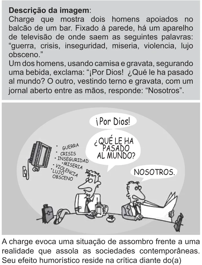 Trecho original com figura, tabela ou fórmula da questão 3 (espanhol) do ENEM 2021 - 1º Dia – Caderno 9 – Laranja (Braile e ledor) – Aplicação Regular.