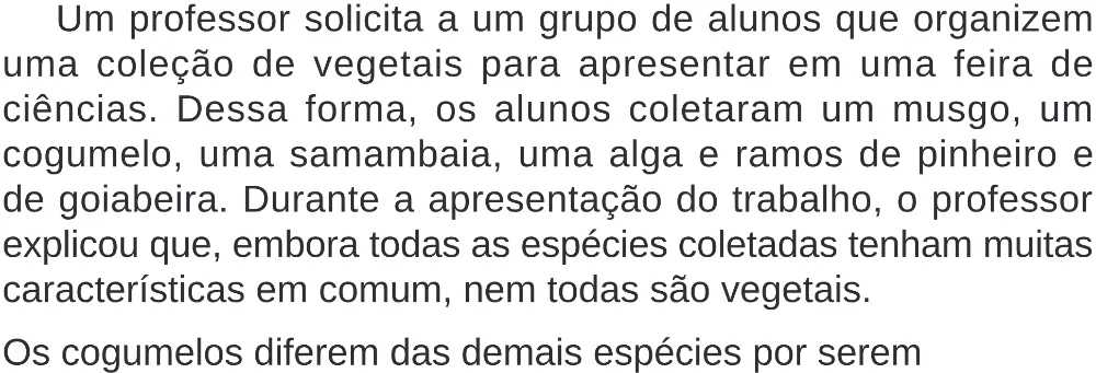Trecho original com figura, tabela ou fórmula da questão 108 do ENEM 2024 - 2º Dia – Caderno 8 – Verde (Superampliada) – Reaplicação/PPL.