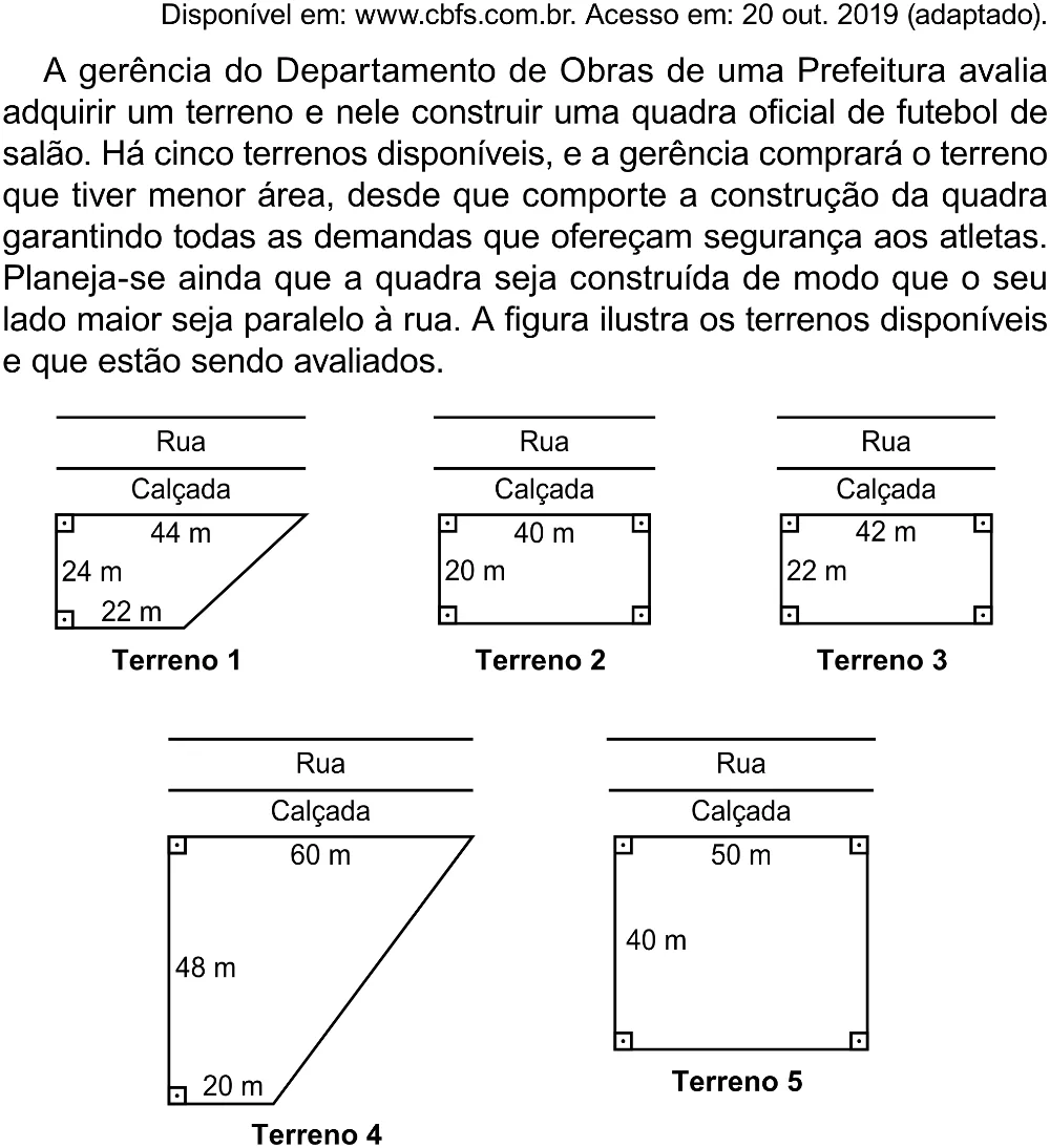 Trecho original com figura, tabela ou fórmula da questão 161 do ENEM 2023 - 2º Dia – Caderno 8 – Rosa (Superampliada) – Reaplicação/PPL.