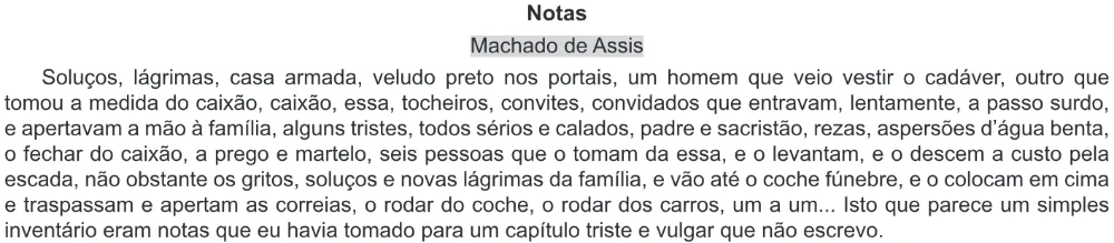 Trecho original com figura, tabela ou fórmula da questão 45 do ENEM 2022 - 1º Dia – Caderno 9 – Laranja (Braile e ledor) – Aplicação Regular.