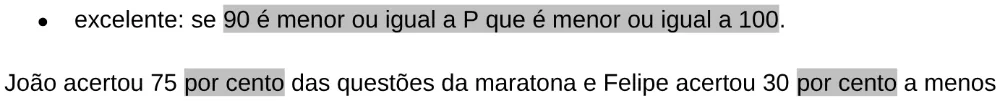 Trecho original com figura, tabela ou fórmula da questão 152 do ENEM 2024 - 2º Dia – Caderno 11 – Laranja (braile e ledor) – Aplicação Regular - Leitor de tela (NVDA).