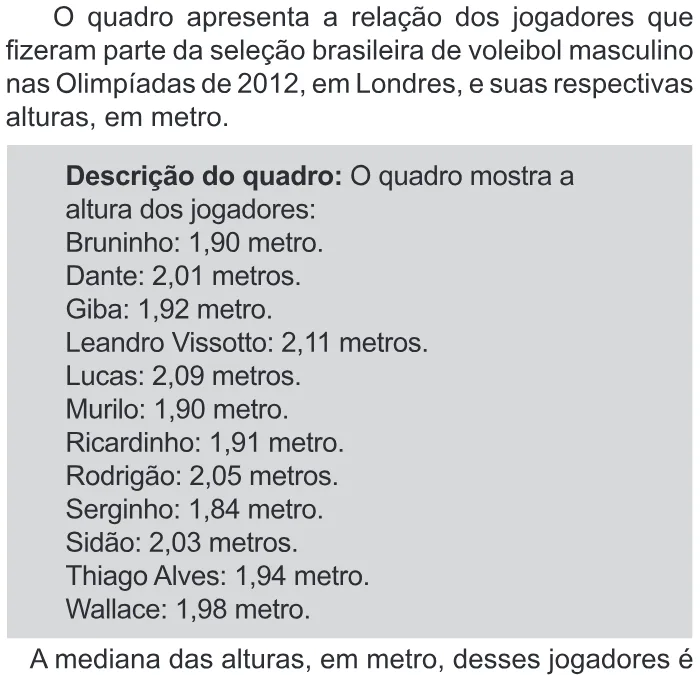 Trecho original com figura, tabela ou fórmula da questão 171 do ENEM 2019 - 2º Dia – Caderno 11 – Laranja – Reaplicação/PPL.