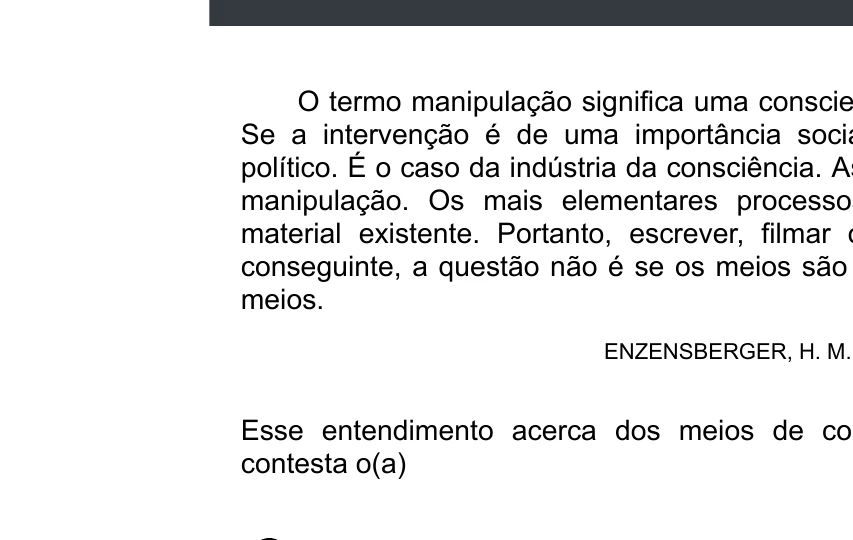 Enunciado original completo da questão 67 do ENEM 2020 - 1º Dia - Caderno 4 – Rosa – Espanhol – Aplicação digital, página 75.