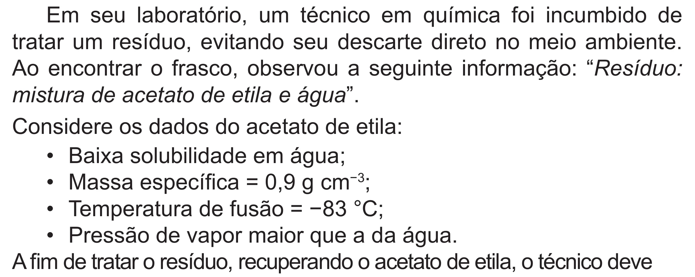 Enunciado original completo da questão 113 do ENEM 2020 - 2º Dia - Caderno 8 – Rosa (Superampliada) – Aplicação Regular, página 22.