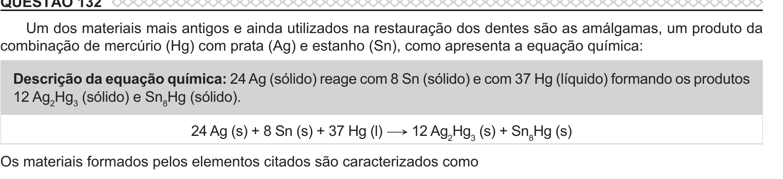 Enunciado original completo da questão 132 do ENEM 2022 - 2º Dia – Caderno 11 – Laranja (braile e ledor) – Reaplicação/PPL, página 17.