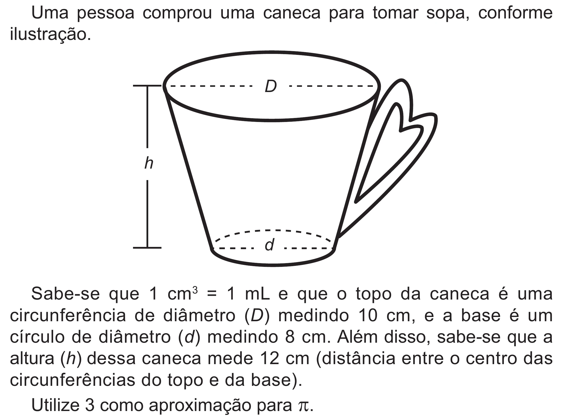 Enunciado original completo da questão 147 do ENEM 2021 - 2º Dia – Caderno 5 – Amarelo (Superampliada) – Aplicação Regular, página 50.