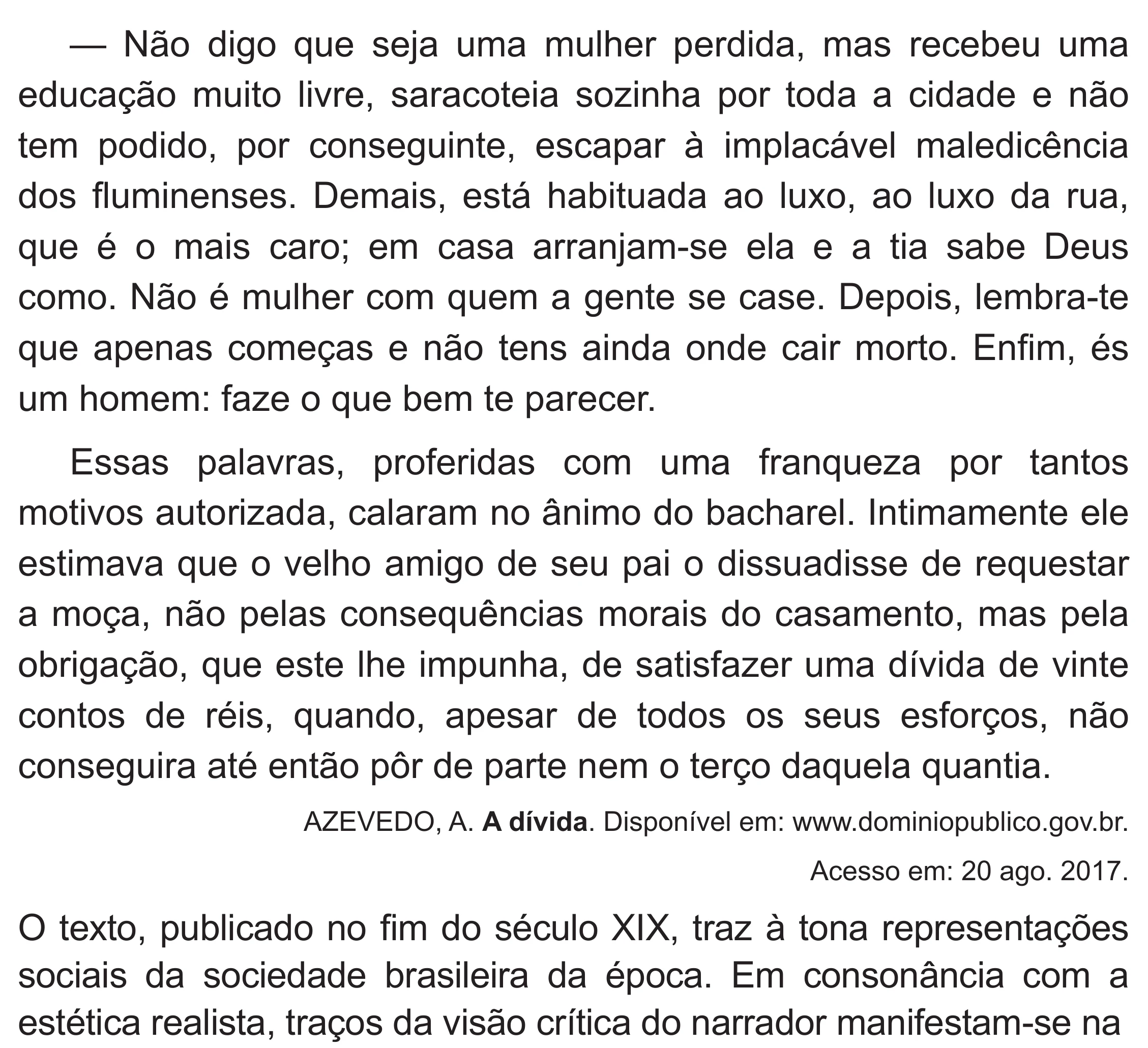 Enunciado original completo da questão 41 do ENEM 2019 - 1º Dia – Caderno 1 – Azul (Superampliada) – Reaplicação/PPL, página 45.