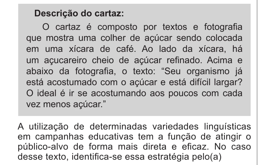 Enunciado original completo da questão 7 do ENEM 2018 - 1º Dia - Caderno 9 – Laranja (Braile e Ledor) – Aplicação regular, página 5.