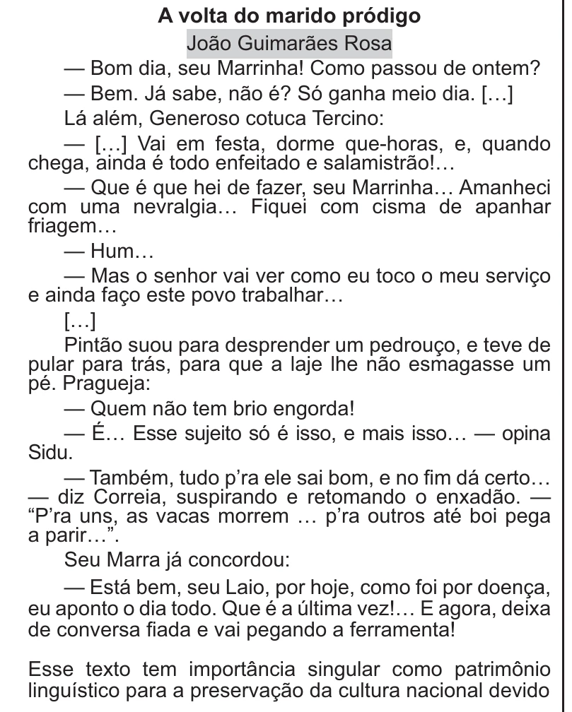 Enunciado original completo da questão 43 do ENEM 2021 - 1º Dia – Caderno 9 – Laranja (Braile e ledor) – Aplicação Regular, página 21.